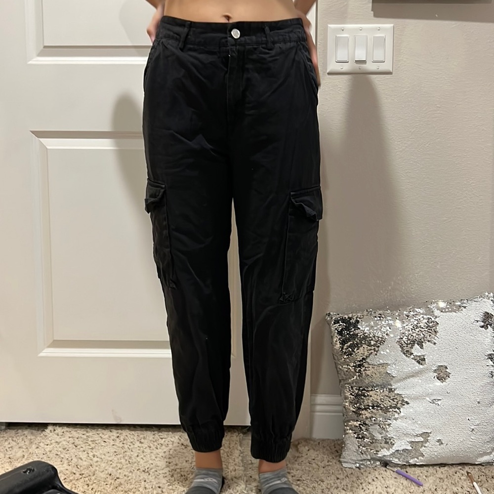 Black Cargo Pants